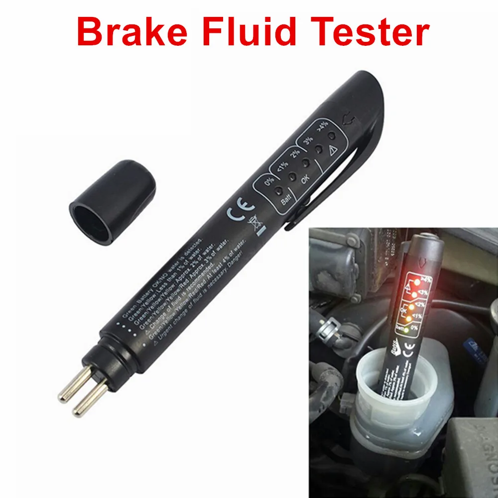 Car Diagnostic Tool - Carro Freio Fluido Tester, 5 Leds