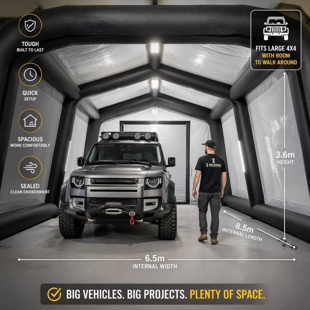 Tenda Inflável para Garagem de - Inflatable Paint Booth avaliação e preço