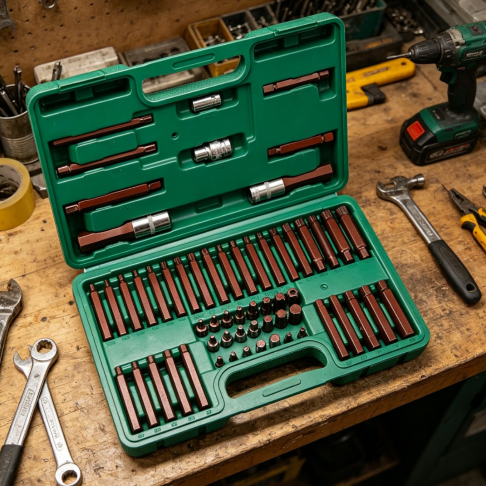 Conjunto de 60 Peças de Bits E - Auto Repair Shops avaliação e preço